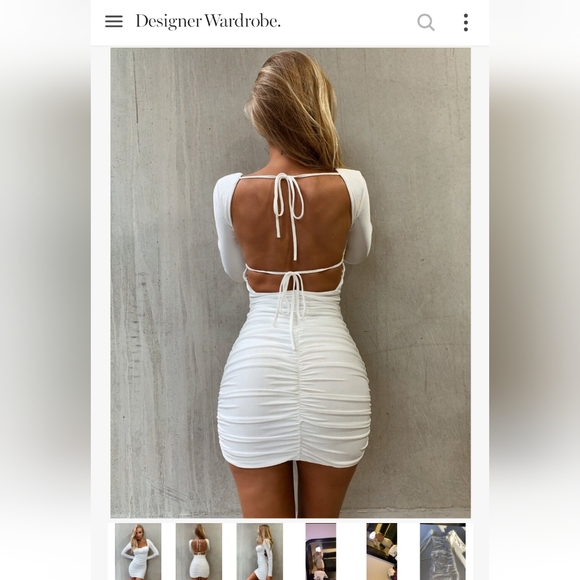 Tiger Mist black Ismay ruched dress - Picture 12 of 13